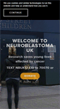 Mobile Screenshot of neuroblastoma.org.uk